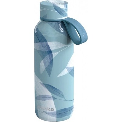 Quokka Termoláhev z nerezové oceli s páskem Solid 510 ml modrý vítr