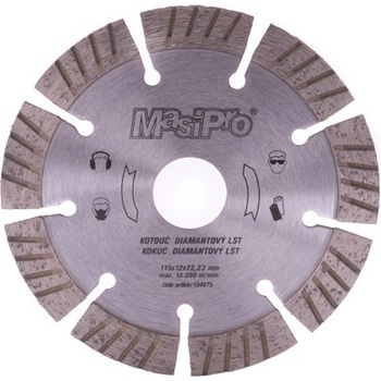 MasiPro Kotouč diamantový řezný 125 mm 104676