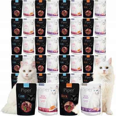 Dolina Noteci Piper Animals Mix Chutí Krmivo 40 x 100 g