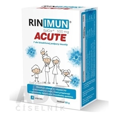 Kinezika Rinimun Acute vrecúška podpora imunity 7 ks