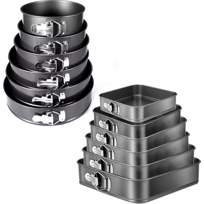 Elekom ФОРМИ ЗА ПЕЧИВА КРЪГЛИ И ПРАВОЪГЪЛНИ С КЛИПС