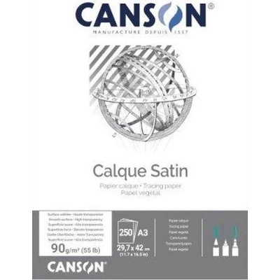 Pebeo Canson Calque pauzovací papír v bloku A3 90 g/m2 200757241