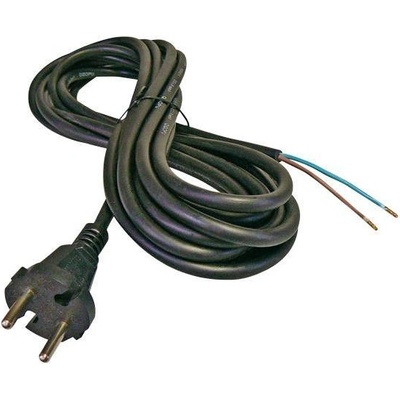 Flexo šňůra gumová 2x1,0mm2 5m černá Geti