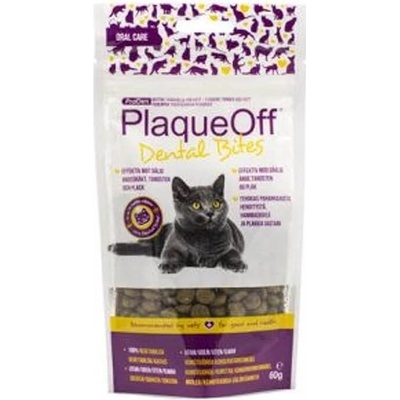 PlaqueOff Dental Bites Cat 60 g