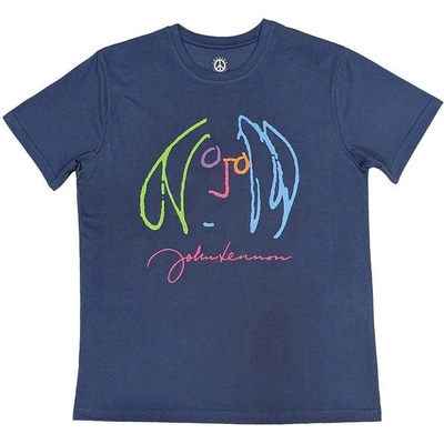 John Lennon Self Portrait Full Colour Denim Blue M Риза (<![CDATA[JLTS24MD02]]>)