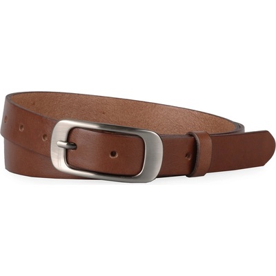 Penny Belts dámský kožený úzký pásek 173-48 hnědý