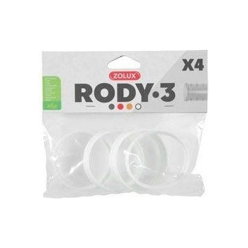 Zolux Rody 3 spojovací krúžok červený 4 ks