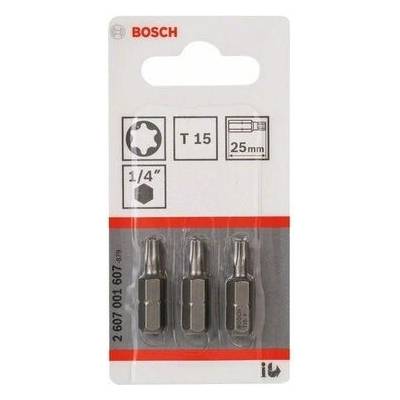 Bosch T15 25 mm 3 ks 2607001607