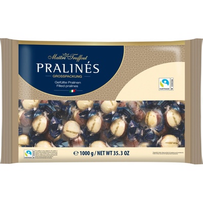 Gunz Maitre Truffout Pralinky z mléčné čokolády s ořechovou náplní 1 kg