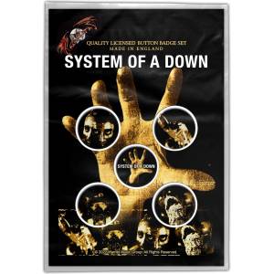 RAZAMATAZ Значки system of a down - hand - razamataz - bb101