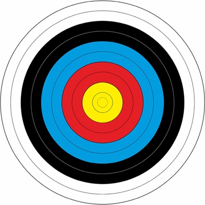Yate Papierový terč 40 cm 10 ks