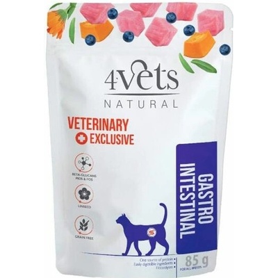 4Vets Cat Natural Veterinary Exclusive Gastro intestinal 85 g