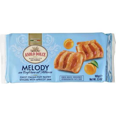 Asolo Dolce Melody Lístkové Cesto s Marhuľovým Džemom 100 g
