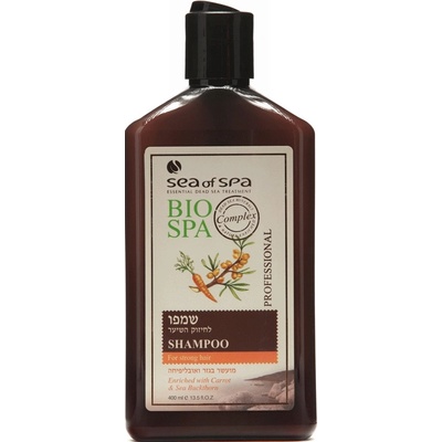 Sea of Spa Bio Spa šampón pre posilnenie vlasových korienkov Shampoo for Strong Hair with Carrot & Shea Buckthorn 400 ml