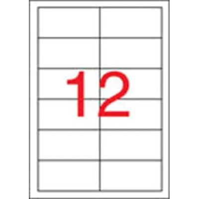APLI Етикет, универсален, 97x42, 4 mm, подвижен, APLI, 1200 етикета в опаковка 03057 (03057)