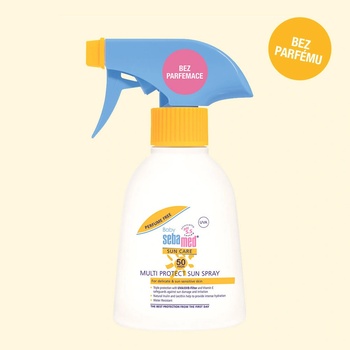 SebaMed Baby Sun Care Multi Protect opaľovací sprej pre deti SPF50 200 ml