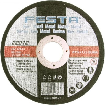 Kotouč řezný na ocel Festa 150x1,2mm 0.059 Kg NÁŘADÍ Sklad2 22219