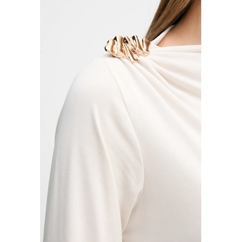 Pedro del Hierro Блуза с дълги ръкави Pedro del Hierro в бежово 8622514 (8622514)