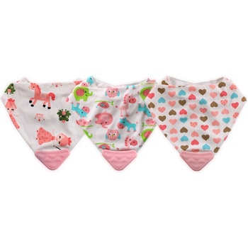 Image 1 of Baby Care ЛИГАВНИК БАНДАНА С ГРИЗАЛКА girl (10260170001)