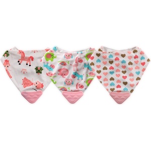 Baby Care ЛИГАВНИК БАНДАНА С ГРИЗАЛКА girl (10260170001)