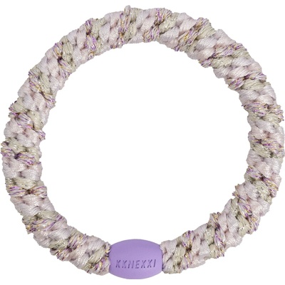 KKNEKKI Gumička do vlasů Kknekki Mix Lavender Ballet Pink Glitter, fialová barva, textil – Hledejceny.cz