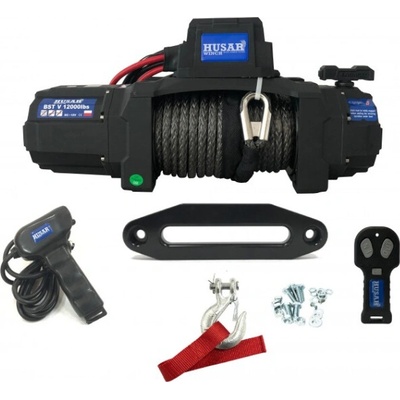 HUSARWINCH Naviják Husar Winch BST V 12000, 12V, Syntetické lano