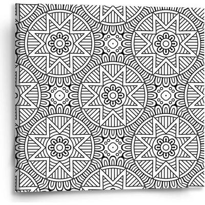 Sablio Obraz Hvěždy mehendi - 50x50 cm