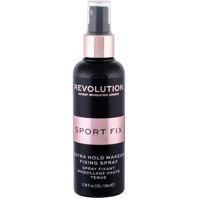 Makeup Revolution London Sport Fix фиксиращ спрей за фон дьо тен с екстремна издръжливост 100 ml