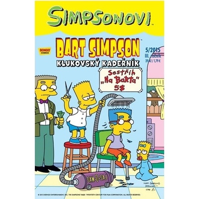 Bart Simpson Klukovský kadeřník 2015