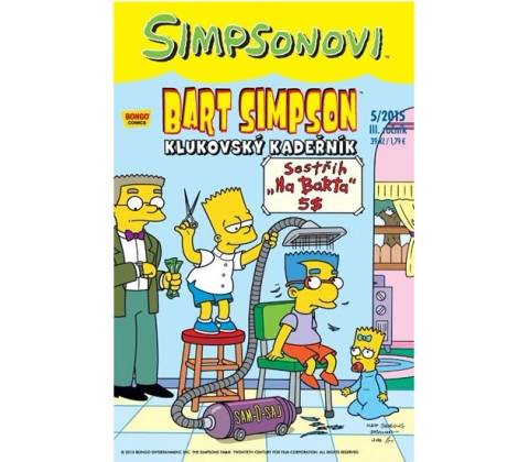 Bart Simpson Klukovský kadeřník 2015