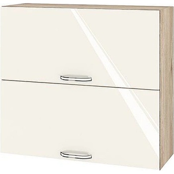 Image 1 of ИРИМ Горен кухненски шкаф Сити АРФ-Крийм гланц-11-12 80 см