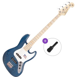 SX SJB75 Basic SET Trans Blue Електрическа бас китара