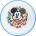 Stor Купичка с неплъзгаща основа Stor - Mickey True Champions (81191)