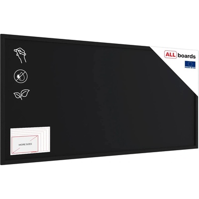 Allboards TB126BK_ECO Černá křídová tabule 120 × 60 cm