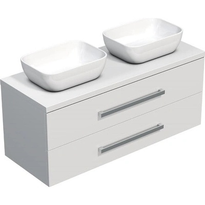 SAT Cube Way 120x53x46 cm biely lesk CUBE461203BISAT45