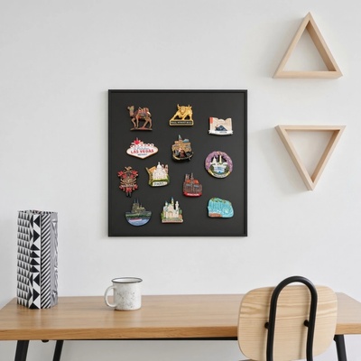Toptabule.sk Čierna tabuľa na magnetky PREMIUM v hliníkovom čiernom ráme 150 x 100 cm