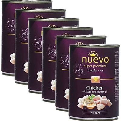 nuevo Консерва NUEVO CAT Kitten Chicken 6 x 400 г