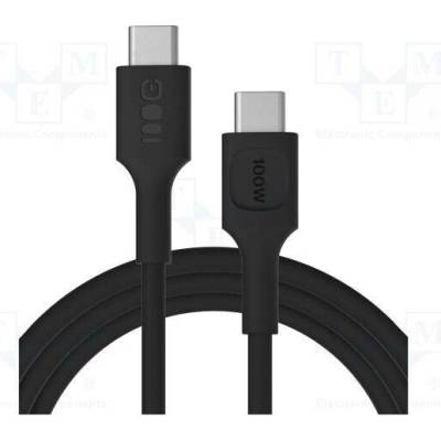 Green Cell KABGC100PF200PB USB 2.0 USB C vidlice z obou stran 2m černý
