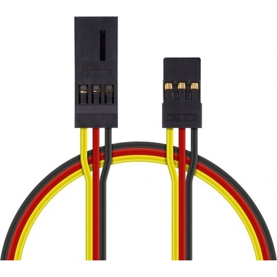 Hitec 4605 S prodlužovací kabel JR plochý silný zlacené kontakty PVC 60 cm