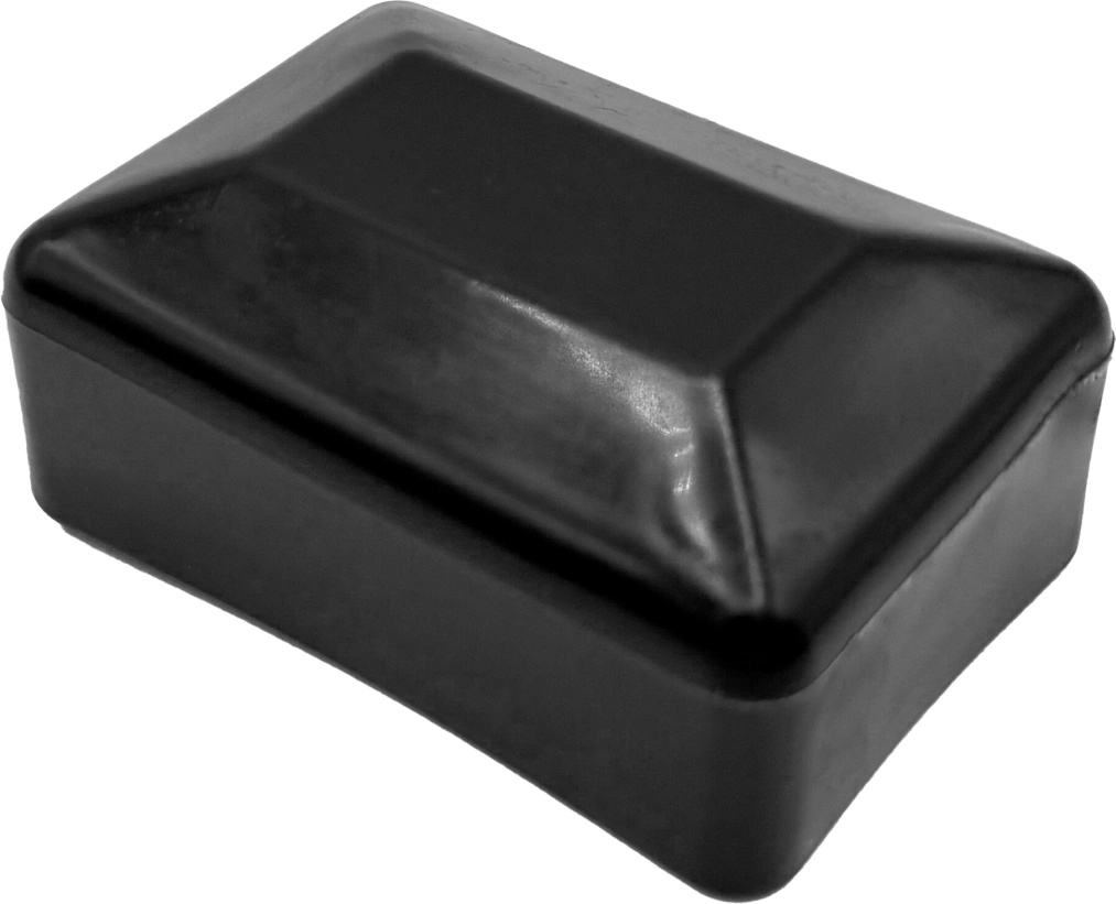 Čepička PVC 60x40 mm - černá