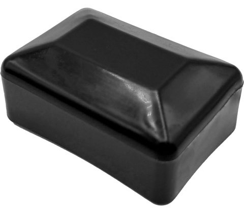 Čepička PVC 60x40 mm - černá