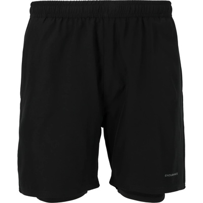 ENDURANCE Мъжки шорти за бягане ENDURANCE Kros 2-in-1 Shorts Running shorts - Black (012-3572-0111)