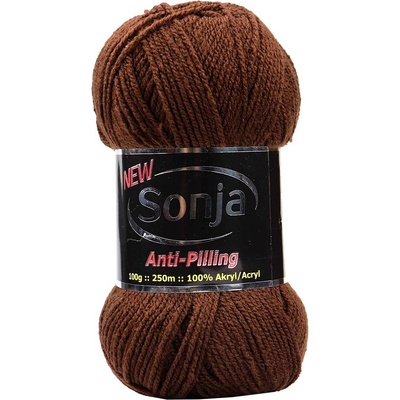 Niťárna příze Sonja 217 tmavě hnědá
