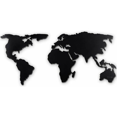 Nástenná mapa 170x85 cm Silhouette – Bystag