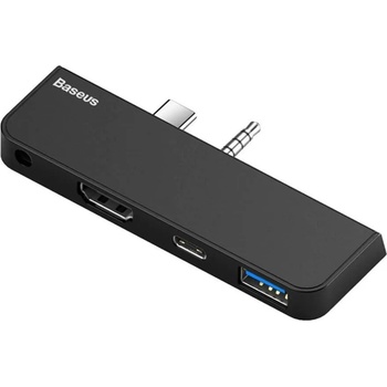 Baseus CAHUB-FT01 Multifunctional Hub - мултифункционален хъб за свързване на допълнителна периферия за Microsoft Surface Go (черен)