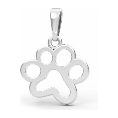 Couple Animalio Paw II ve tvaru tlapky, v bílém zlatě 585 66 2 0741.1B00.0.00.000.23