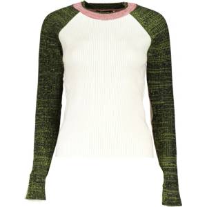 Desigual Дасмки пуловер desigual, Цвят Бял (23wwjf19_bi1001)