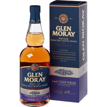 Glen Moray Elgin Classic Port Cask Finish 40% 0,7 l (karton)