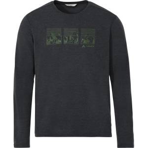 VAUDE Мъжка блуза с дълъг ръкав Vaude Rosemoor L/S T-Shirt III Longsleeve - Black / Thyme - размер XXL (216-0236-1315)