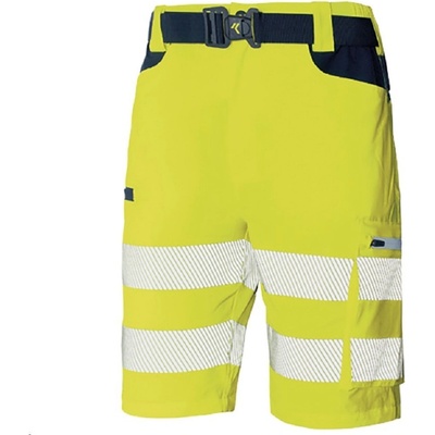 Industrial Starter softshell Kraťasy žlutá/modrá